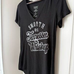 Black Graphic Women's Top